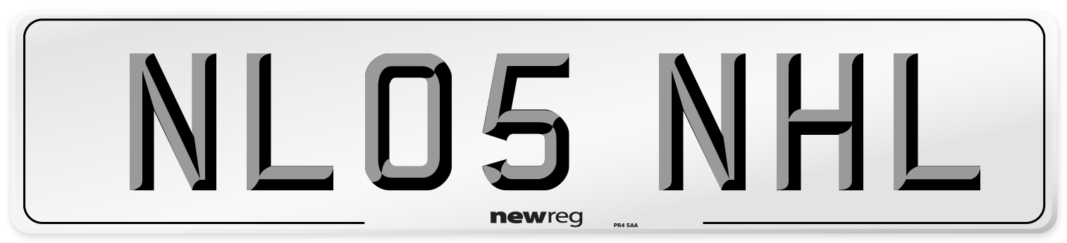 NL05 NHL Number Plate from New Reg